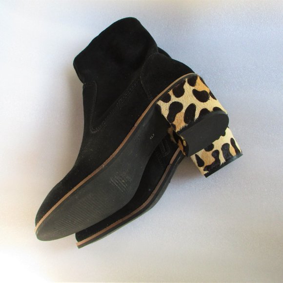 JADE by Crevo Black Suede Ankle Boots SIZE 6 - Picture 5 of 6